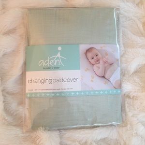 Aden + Anais muslin changing pad cover